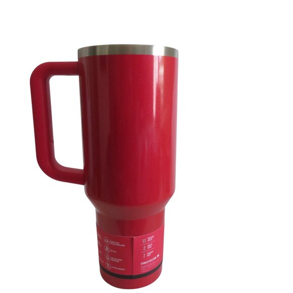 E.L.F. x Stanley 40oz Tumbler Quencher (Red Delicious) Lip Oil Holder & Ornament - Picture 4 of 15